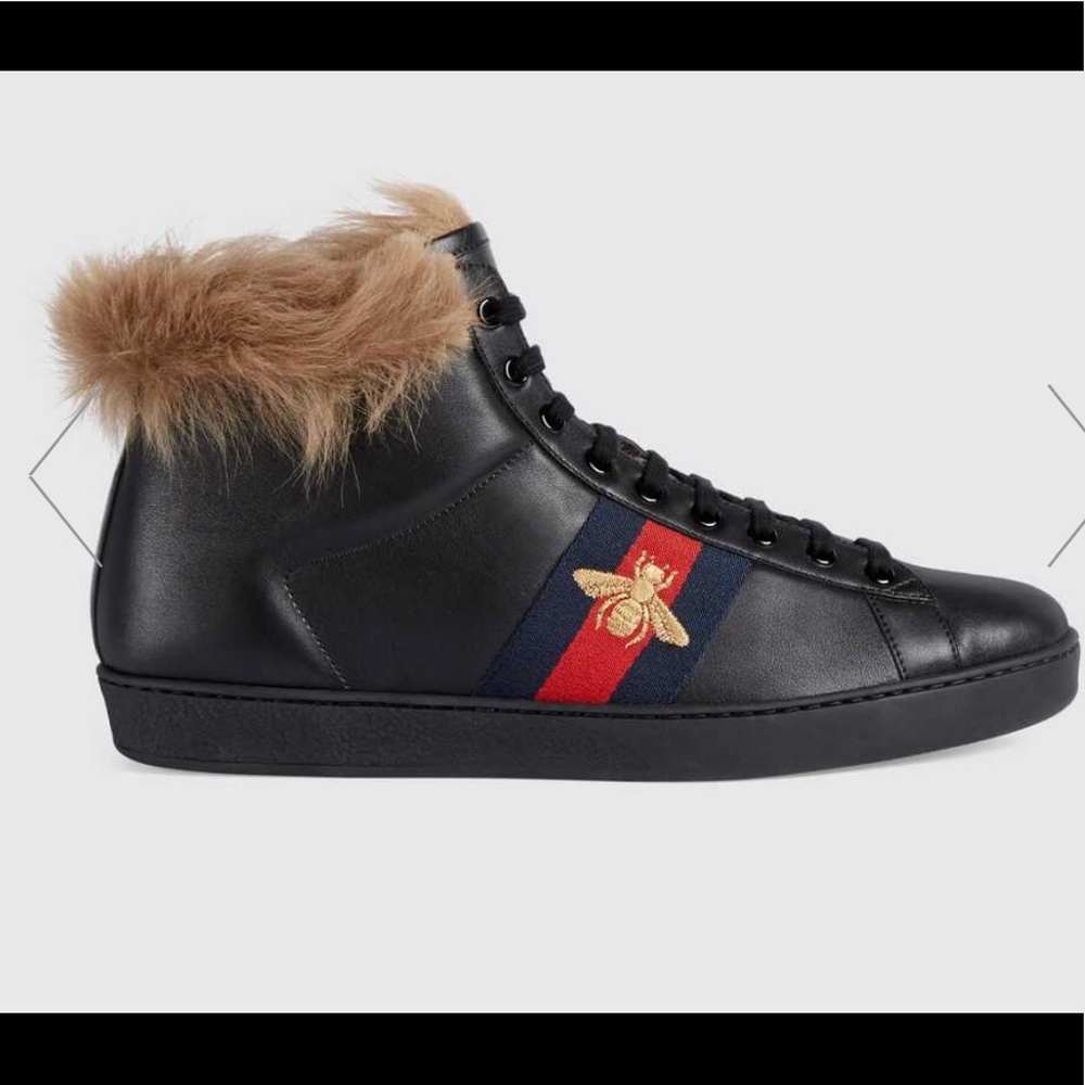 Gucci Ave sneakers with fur